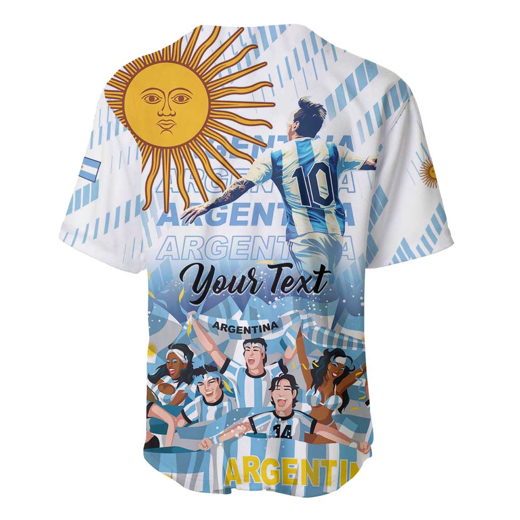 Argentina 2024 Football Champions Baseball Jersey Vamos La Seleccion Otra Vez Juntos - Wonder Print Shop