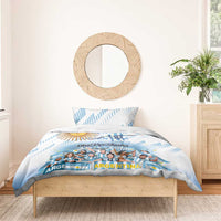 Argentina 2024 Football Champions Bedding Set Vamos La Seleccion Otra Vez Juntos - Wonder Print Shop