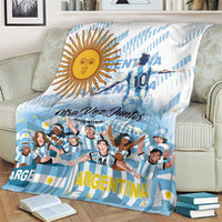 Argentina 2024 Football Champions Blanket Vamos La Seleccion Otra Vez Juntos