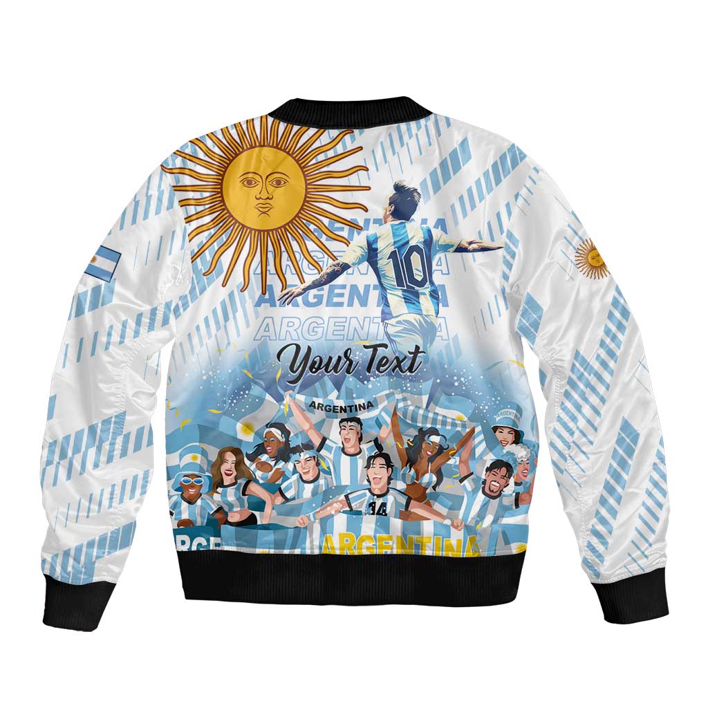 Argentina 2024 Football Champions Bomber Jacket Vamos La Seleccion Otra Vez Juntos - Wonder Print Shop