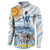 Argentina 2024 Football Champions Button Sweatshirt Vamos La Seleccion Otra Vez Juntos - Wonder Print Shop