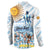 Argentina 2024 Football Champions Button Sweatshirt Vamos La Seleccion Otra Vez Juntos - Wonder Print Shop