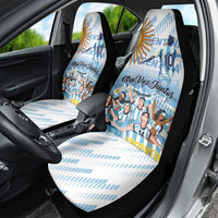 Argentina 2024 Football Champions Car Seat Cover Vamos La Seleccion Otra Vez Juntos - Wonder Print Shop
