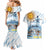 Argentina 2024 Football Champions Couples Matching Mermaid Dress and Hawaiian Shirt Vamos La Seleccion Otra Vez Juntos - Wonder Print Shop