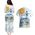 Argentina 2024 Football Champions Couples Matching Puletasi and Hawaiian Shirt Vamos La Seleccion Otra Vez Juntos - Wonder Print Shop