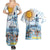 Argentina 2024 Football Champions Couples Matching Summer Maxi Dress and Hawaiian Shirt Vamos La Seleccion Otra Vez Juntos - Wonder Print Shop