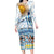 Argentina 2024 Football Champions Family Matching Long Sleeve Bodycon Dress and Hawaiian Shirt Vamos La Seleccion Otra Vez Juntos - Wonder Print Shop