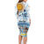 Argentina 2024 Football Champions Family Matching Long Sleeve Bodycon Dress and Hawaiian Shirt Vamos La Seleccion Otra Vez Juntos - Wonder Print Shop