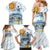 Argentina 2024 Football Champions Family Matching Mermaid Dress and Hawaiian Shirt Vamos La Seleccion Otra Vez Juntos - Wonder Print Shop
