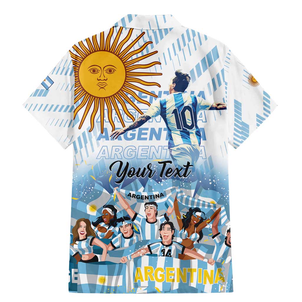 Argentina 2024 Football Champions Family Matching Mermaid Dress and Hawaiian Shirt Vamos La Seleccion Otra Vez Juntos - Wonder Print Shop