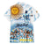 Argentina 2024 Football Champions Family Matching Mermaid Dress and Hawaiian Shirt Vamos La Seleccion Otra Vez Juntos - Wonder Print Shop