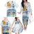 Argentina 2024 Football Champions Family Matching Off The Shoulder Long Sleeve Dress and Hawaiian Shirt Vamos La Seleccion Otra Vez Juntos - Wonder Print Shop