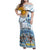 Argentina 2024 Football Champions Family Matching Off Shoulder Maxi Dress and Hawaiian Shirt Vamos La Seleccion Otra Vez Juntos - Wonder Print Shop