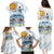 Argentina 2024 Football Champions Family Matching Puletasi and Hawaiian Shirt Vamos La Seleccion Otra Vez Juntos - Wonder Print Shop