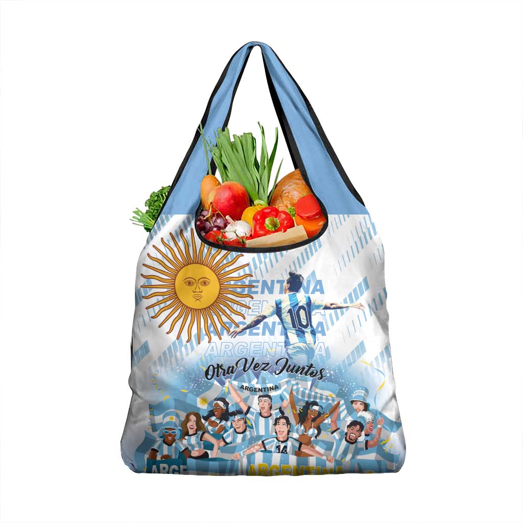 Argentina 2024 Football Champions Grocery Bag Vamos La Seleccion Otra Vez Juntos