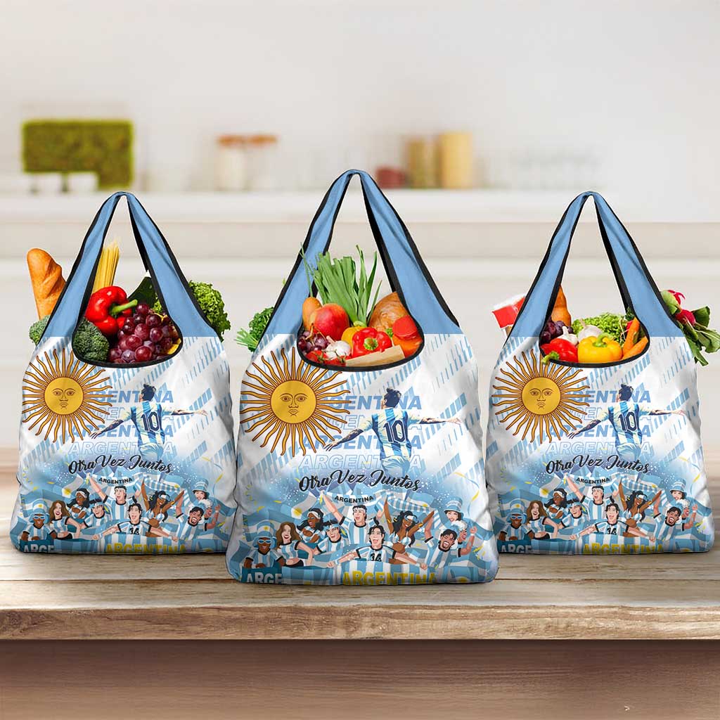Argentina 2024 Football Champions Grocery Bag Vamos La Seleccion Otra Vez Juntos