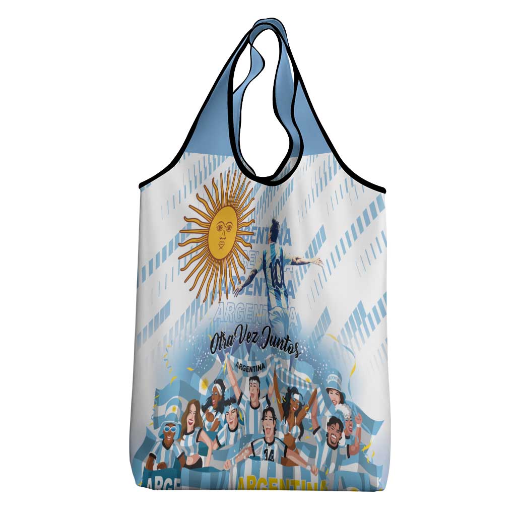 Argentina 2024 Football Champions Grocery Bag Vamos La Seleccion Otra Vez Juntos
