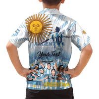 Argentina 2024 Football Champions Kid Hawaiian Shirt Vamos La Seleccion Otra Vez Juntos - Wonder Print Shop