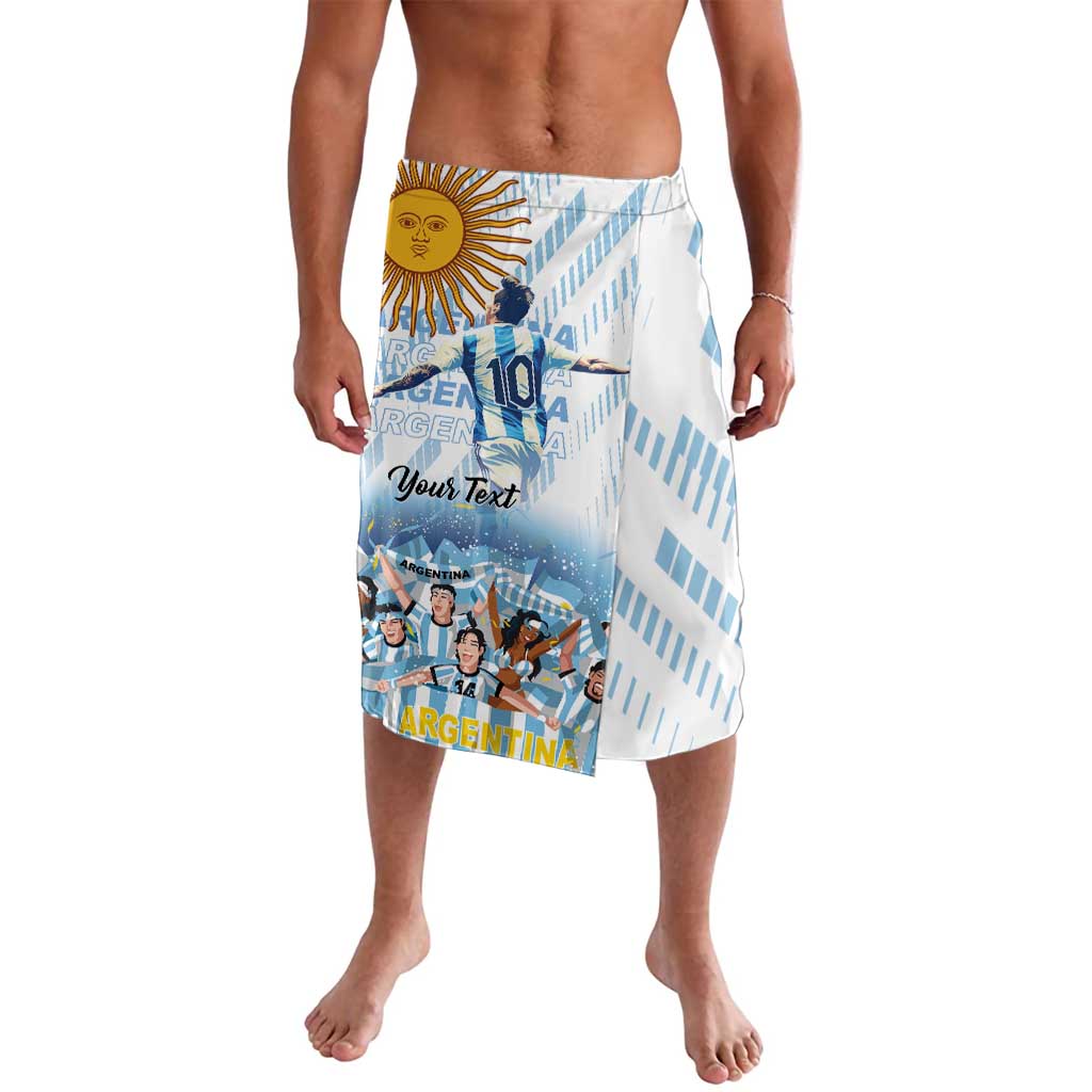Argentina 2024 Football Champions Lavalava Vamos La Seleccion Otra Vez Juntos - Wonder Print Shop