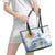 Argentina 2024 Football Champions Leather Tote Bag Vamos La Seleccion Otra Vez Juntos - Wonder Print Shop