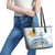 Argentina 2024 Football Champions Leather Tote Bag Vamos La Seleccion Otra Vez Juntos - Wonder Print Shop