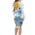 Argentina 2024 Football Champions Long Sleeve Bodycon Dress Vamos La Seleccion Otra Vez Juntos - Wonder Print Shop