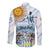 Argentina 2024 Football Champions Long Sleeve Button Shirt Vamos La Seleccion Otra Vez Juntos - Wonder Print Shop