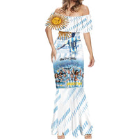 Argentina 2024 Football Champions Mermaid Dress Vamos La Seleccion Otra Vez Juntos - Wonder Print Shop