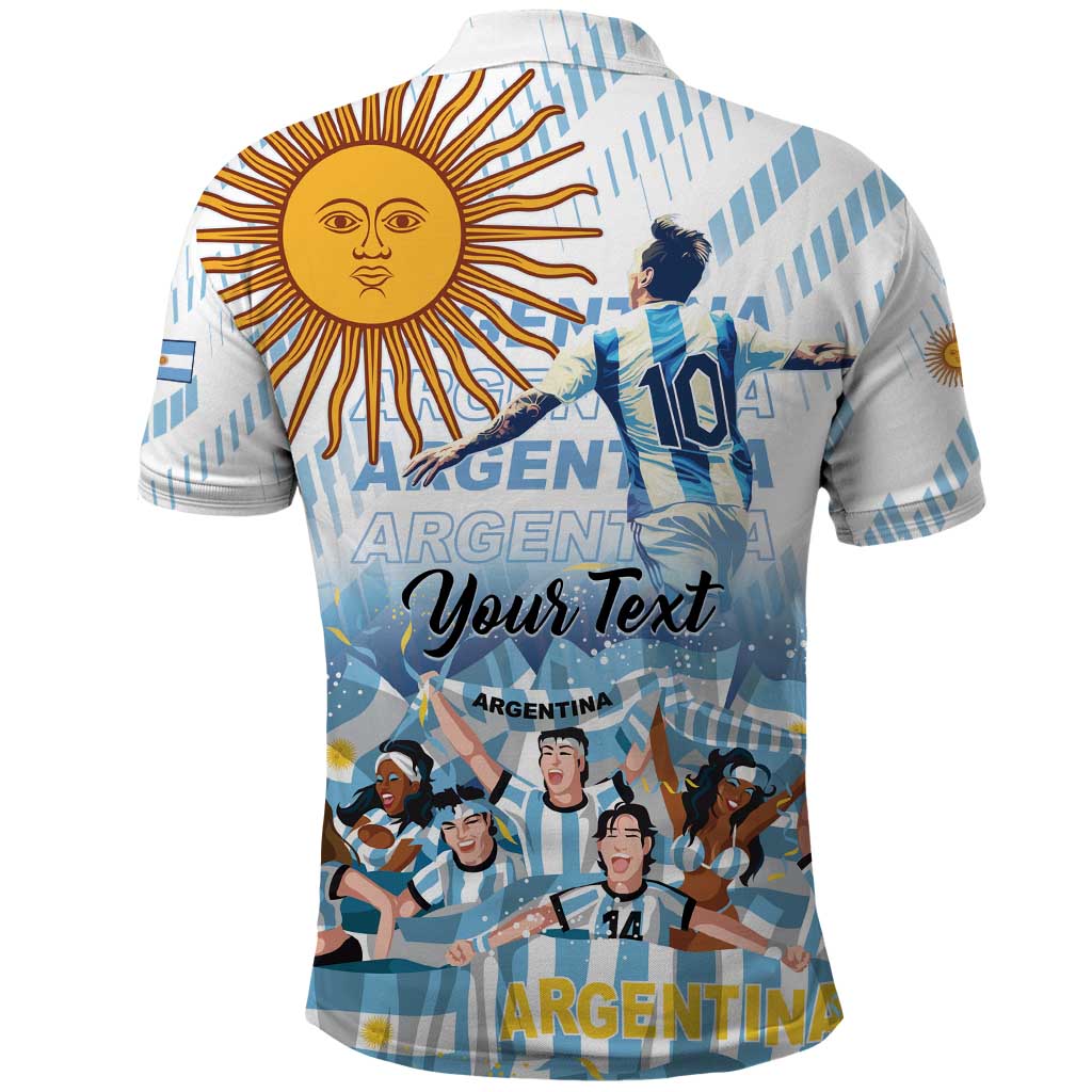 Argentina 2024 Football Champions Polo Shirt Vamos La Seleccion Otra Vez Juntos - Wonder Print Shop