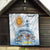 Argentina 2024 Football Champions Quilt Vamos La Seleccion Otra Vez Juntos - Wonder Print Shop