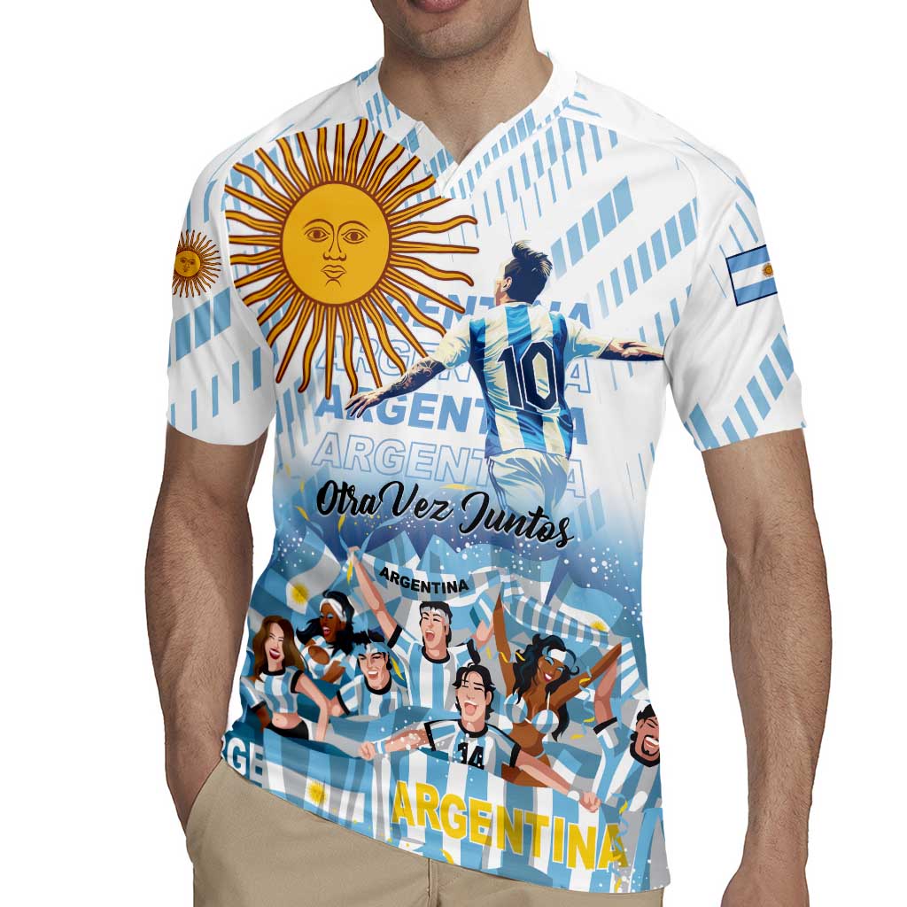 Argentina 2024 Football Champions Rugby Jersey Vamos La Seleccion Otra Vez Juntos - Wonder Print Shop