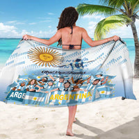 Argentina 2024 Football Champions Sarong Vamos La Seleccion Otra Vez Juntos - Wonder Print Shop