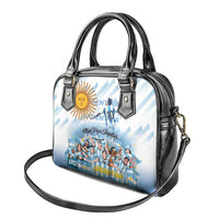 Argentina 2024 Football Champions Shoulder Handbag Vamos La Seleccion Otra Vez Juntos