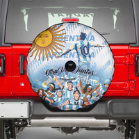 Argentina 2024 Football Champions Spare Tire Cover Vamos La Seleccion Otra Vez Juntos - Wonder Print Shop