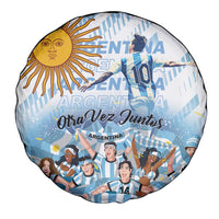 Argentina 2024 Football Champions Spare Tire Cover Vamos La Seleccion Otra Vez Juntos - Wonder Print Shop