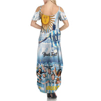 Argentina 2024 Football Champions Summer Maxi Dress Vamos La Seleccion Otra Vez Juntos - Wonder Print Shop