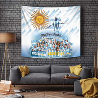 Argentina 2024 Football Champions Tapestry Vamos La Seleccion Otra Vez Juntos - Wonder Print Shop