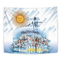 Argentina 2024 Football Champions Tapestry Vamos La Seleccion Otra Vez Juntos - Wonder Print Shop