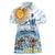 Argentina 2024 Football Champions Women Polo Shirt Vamos La Seleccion Otra Vez Juntos - Wonder Print Shop