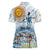 Argentina 2024 Football Champions Women Polo Shirt Vamos La Seleccion Otra Vez Juntos - Wonder Print Shop