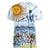 Argentina 2024 Football Champions Women V-Neck T-Shirt Vamos La Seleccion Otra Vez Juntos - Wonder Print Shop
