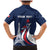 Personalized France 2024 Bonjour Family Matching Mermaid Dress and Hawaiian Shirt Eiffel Tower Gallic Rooster - Wonder Print Shop