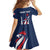 Personalized France 2024 Bonjour Family Matching Mermaid Dress and Hawaiian Shirt Eiffel Tower Gallic Rooster - Wonder Print Shop