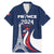 Personalized France 2024 Bonjour Family Matching Mermaid Dress and Hawaiian Shirt Eiffel Tower Gallic Rooster - Wonder Print Shop