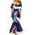 Personalized France 2024 Bonjour Family Matching Mermaid Dress and Hawaiian Shirt Eiffel Tower Gallic Rooster - Wonder Print Shop