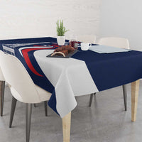 France 2024 Bonjour Tablecloth Eiffel Tower Gallic Rooster - Wonder Print Shop