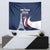 France 2024 Bonjour Tapestry Eiffel Tower Gallic Rooster - Wonder Print Shop