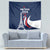 France 2024 Bonjour Tapestry Eiffel Tower Gallic Rooster - Wonder Print Shop