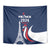 France 2024 Bonjour Tapestry Eiffel Tower Gallic Rooster - Wonder Print Shop
