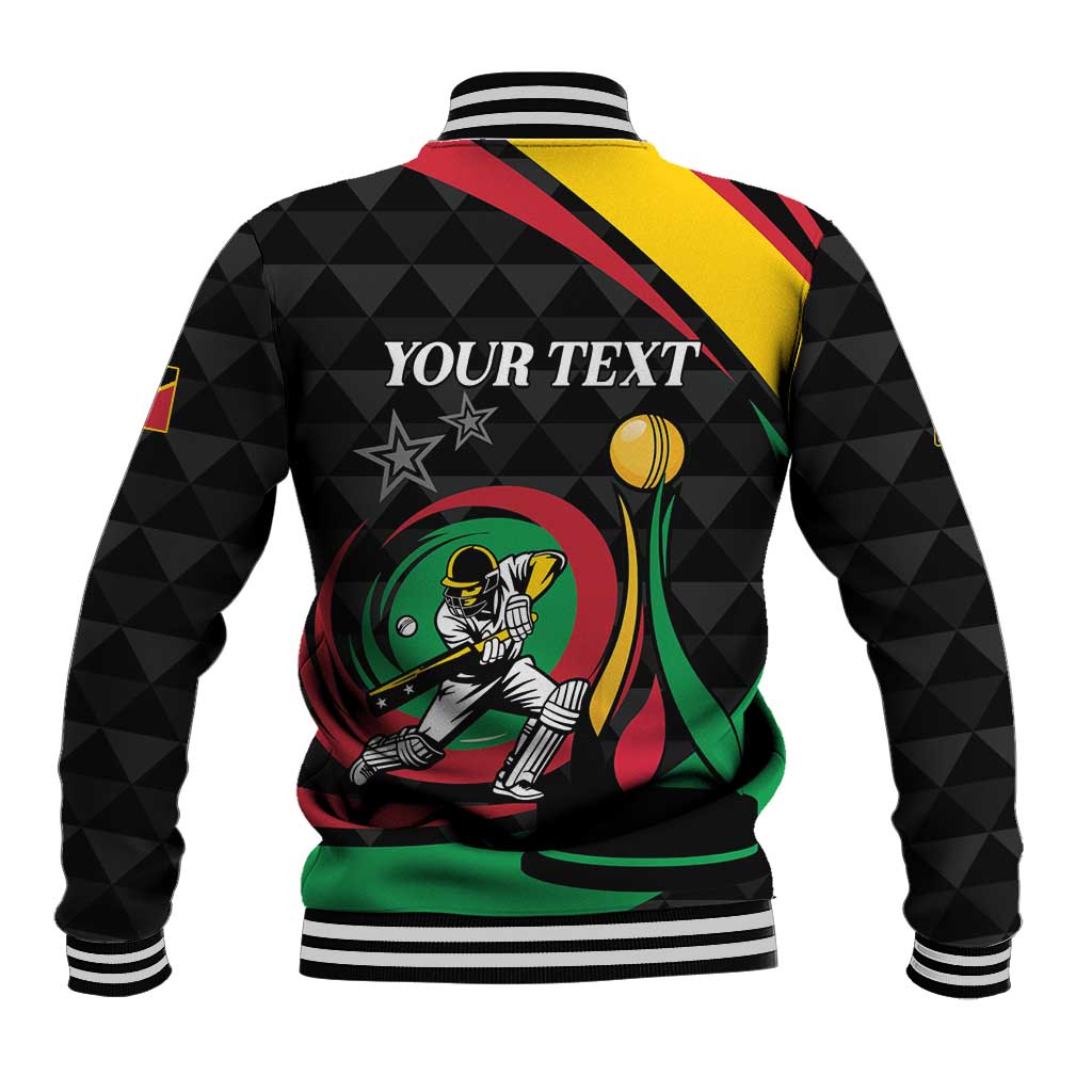 Personalized Saint Kitts and Nevis Cricket Champions Baseball Jacket - Wonder Print Shop